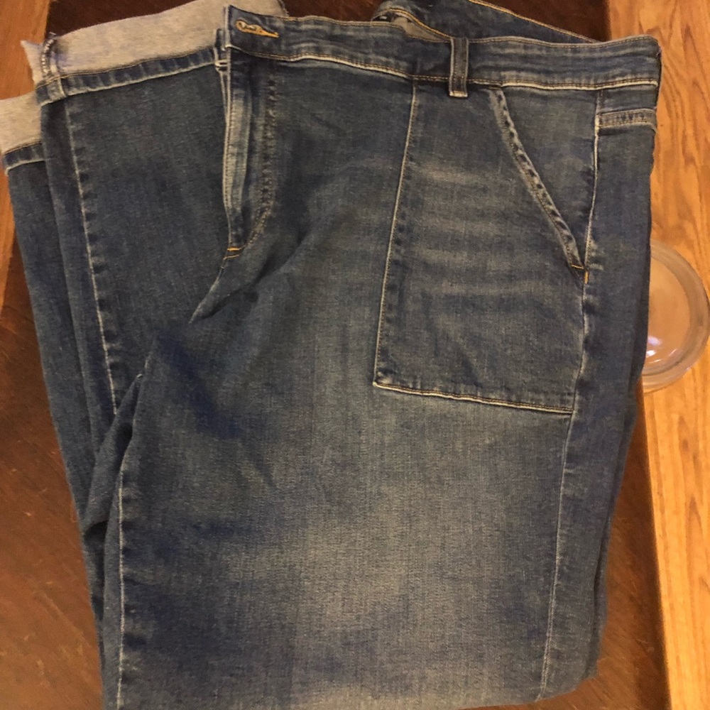 Women’s Chaps Jean Capris, Plus Size, Size 20W